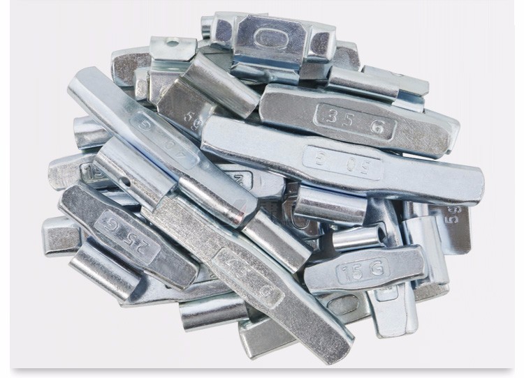 轮胎铅块汽车动平衡机配件钢圈配重铅块轮毂平衡铅块粘贴式平衡块粘贴