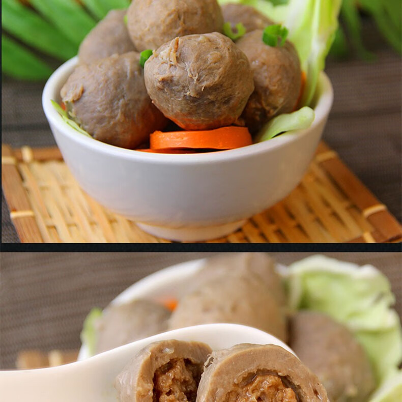海欣鱼极量贩装2连包撒尿牛肉丸蟹味棒鳕鱼豆腐鱼籽虾滑火锅丸子烧烤