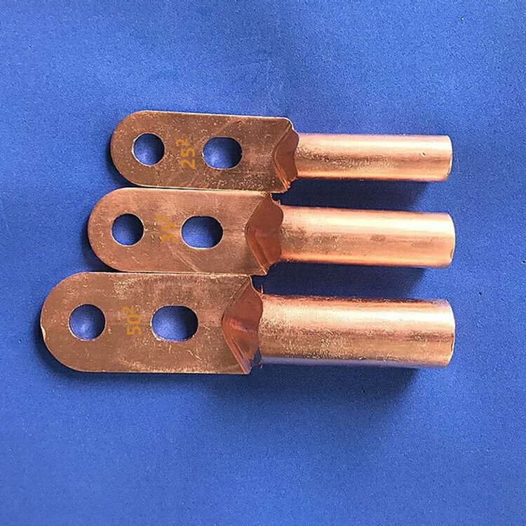 接地线铜鼻子双孔铜鼻子堵油型铜鼻子高压接地线用线耳铜鼻子端子