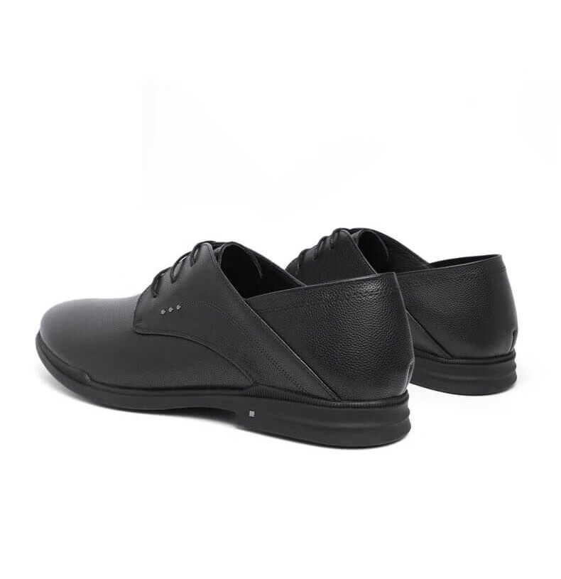 百丽男鞋2020夏新商场同款牛皮革通勤男士系带商务正装