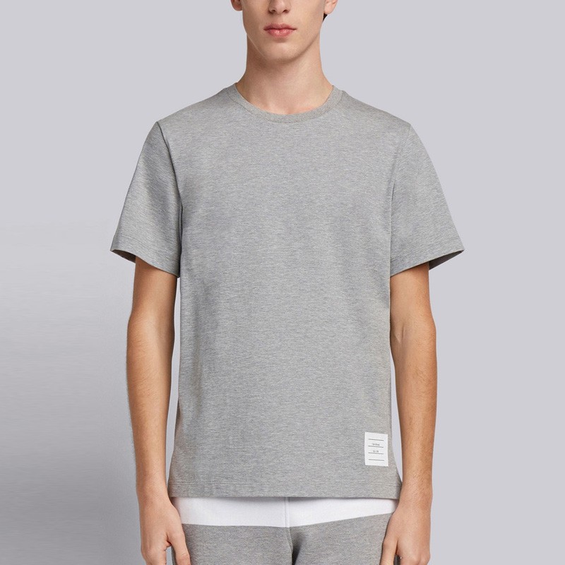 thombrowne汤姆布郎男装奢侈品tb男士短袖t恤衫mjs067a00042055浅灰色