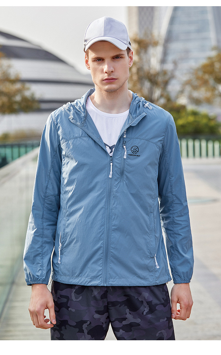 拓路者pioneer camp 夏季男士防晒皮肤衣户外休闲运动男式防晒衣防风