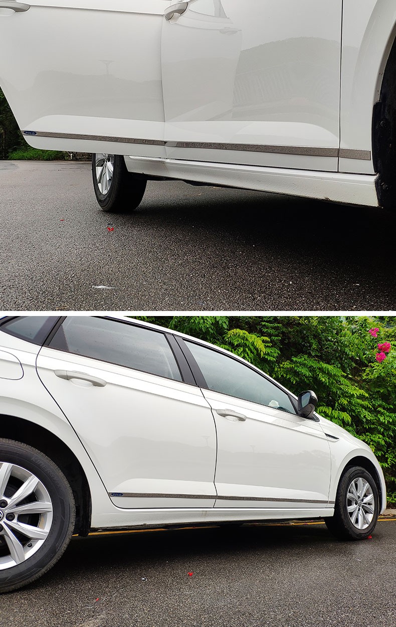 铧莱速适用于大众新poloplus车身饰条1921款新波罗门边条车门防撞条防