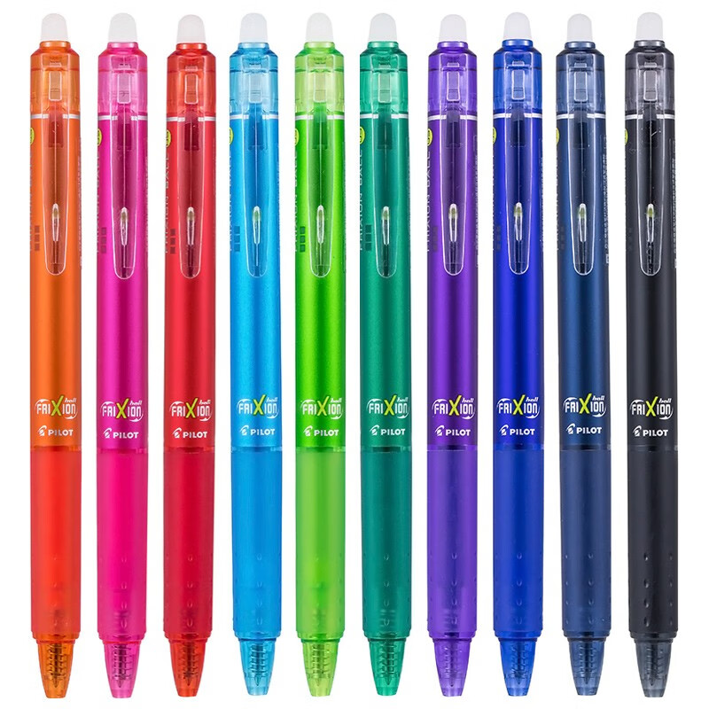 日本pilot百乐可擦笔中性笔摩易檫高温消失笔23ef摩磨擦blsfr5按动可