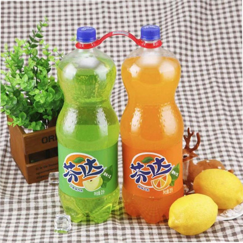 可口可乐雪碧可乐芬达橙味苹果味大瓶装饮料组合可乐2l瓶3