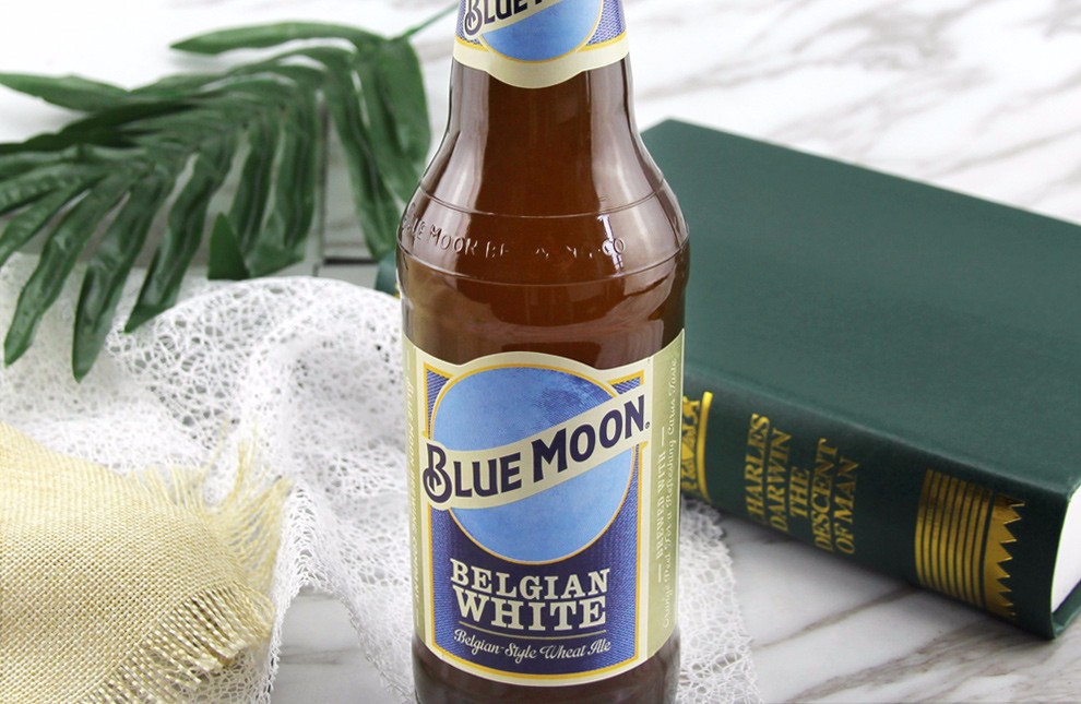 捷克进口小麦啤酒蓝月啤酒bluemoon蓝月白啤酒330ml6瓶