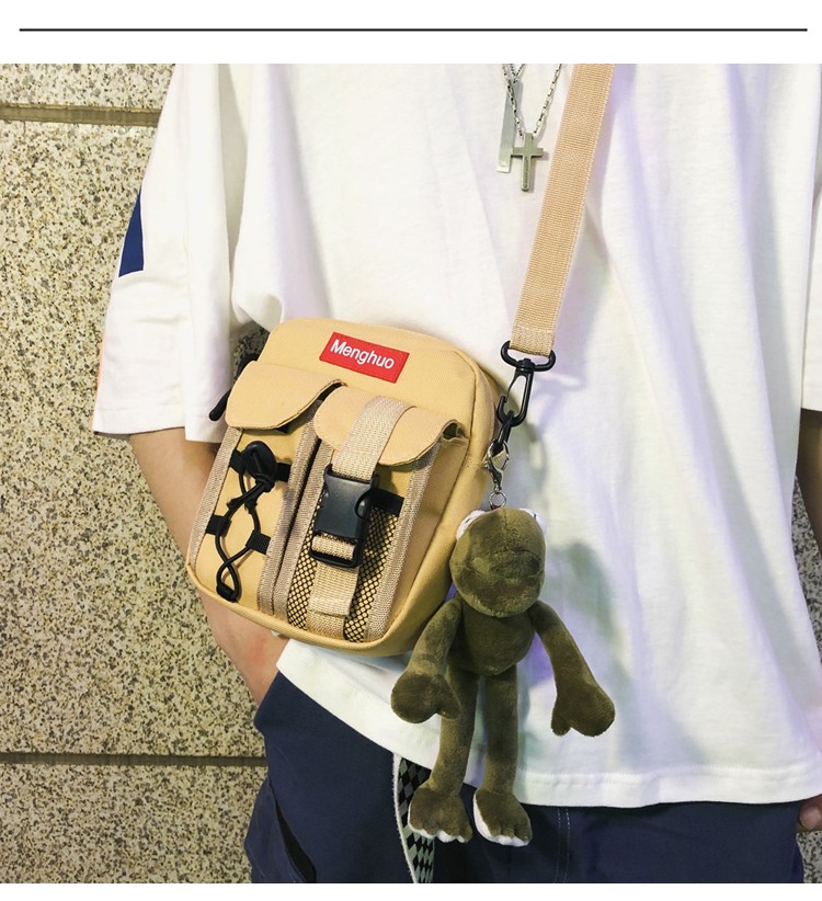 小包男迷你单肩学生斜挎包男生蹦迪包死飞包原宿街头潮牌流行手机包女