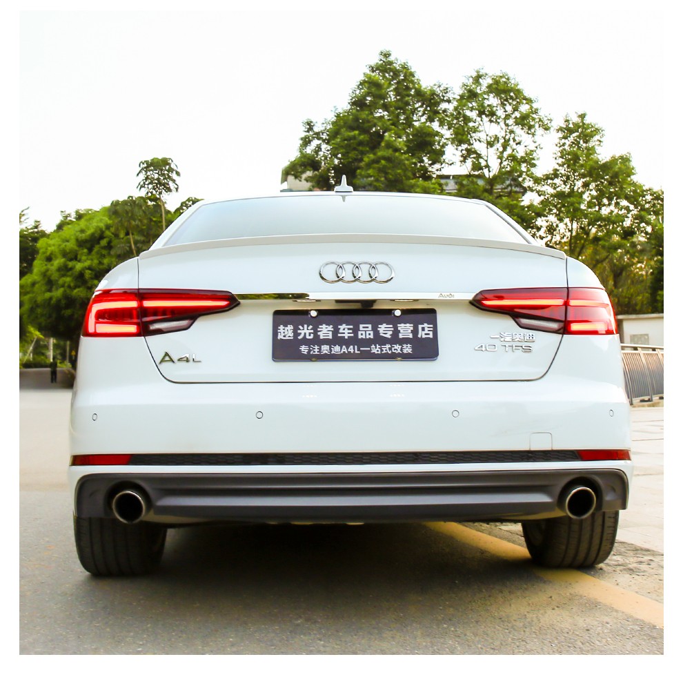 rosyclouds 17181920款奥迪a4l尾翼改装装饰运动升级外饰碳纤维新a4l