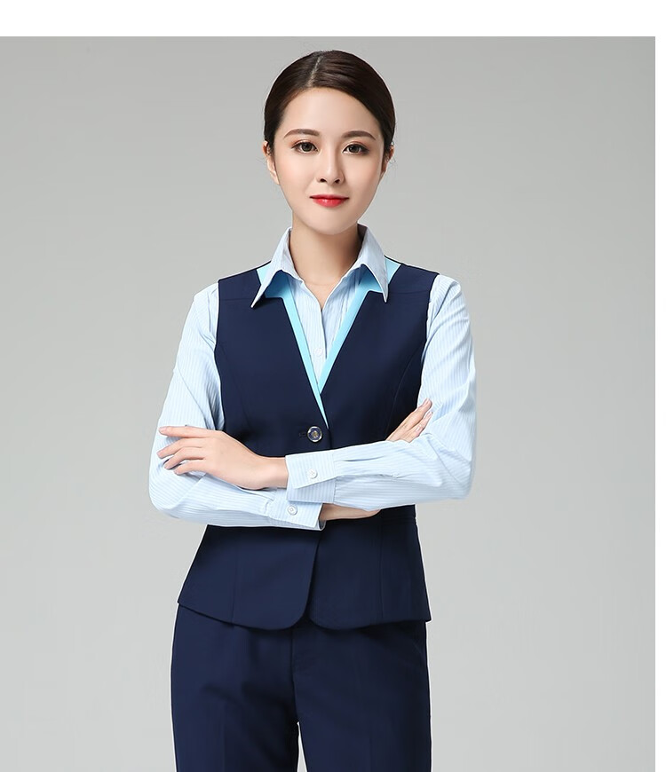 中国移动工作服女2022春秋西服外套套装手机营业厅移动公司制服营业员
