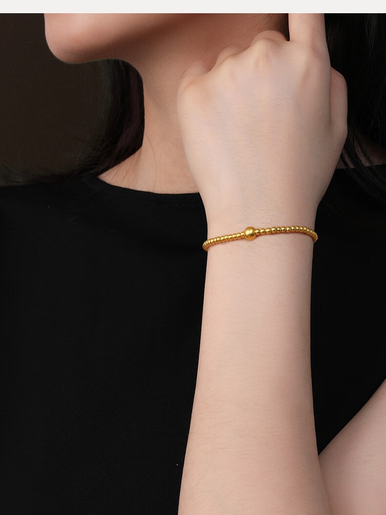 赛菲尔黄金手链女款足金999.