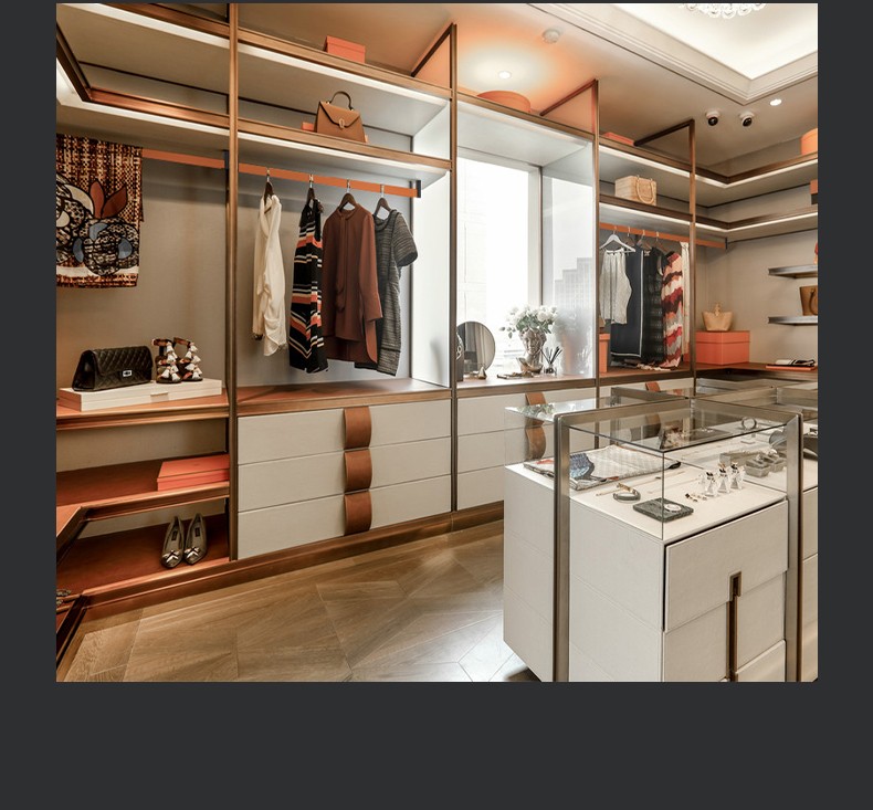 画宇衣柜收纳拉篮橙色皮质挂衣杆裤架衣橱抽屉百宝阁抽屉盒皮质拉篮