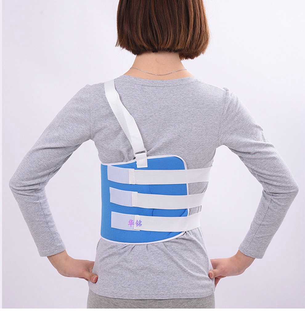 肋骨固定带 胸椎绑带胸部术后康复开胸心脏护胸透气护具 医用肋骨骨折