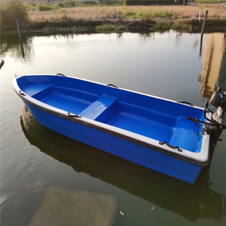 玻璃钢船带活水舱 渔船钓鱼船双层加厚快艇游艇养殖小船可配马达 4.