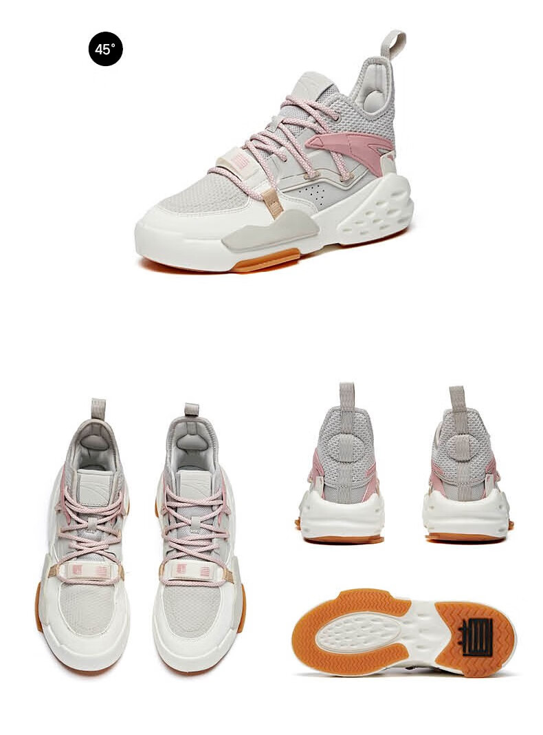 安踏霸道系列女鞋休闲鞋 2020新款秋季学生女ins 潮女运动休闲鞋