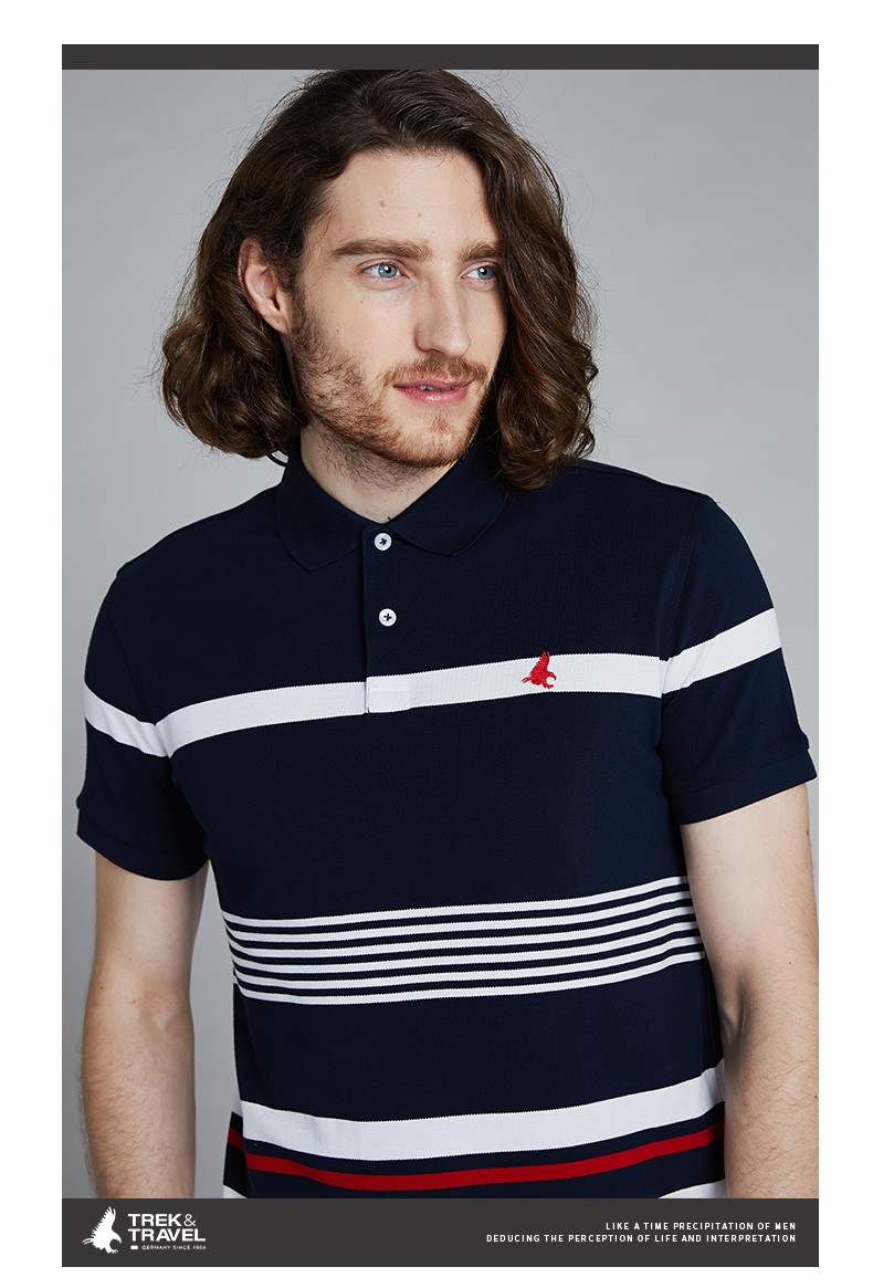trek&travel德国飞鹰 polo衫男t恤男短袖2020夏新品男装保罗 a9