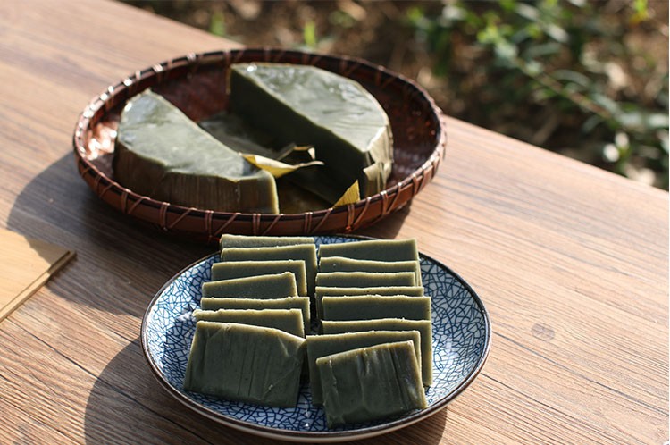 遂昌特产青糕铜锣糕传统手工糯米糕点艾草糍粑青团水磨年糕 青糕1200g