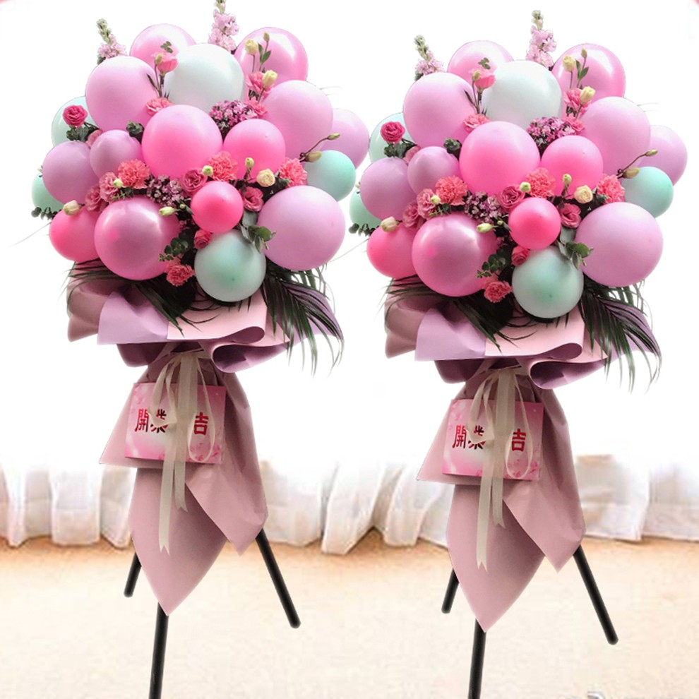 冉子花坊鲜花开业花篮同城速递气球三脚架花蓝开张商务乔迁送朋友北京