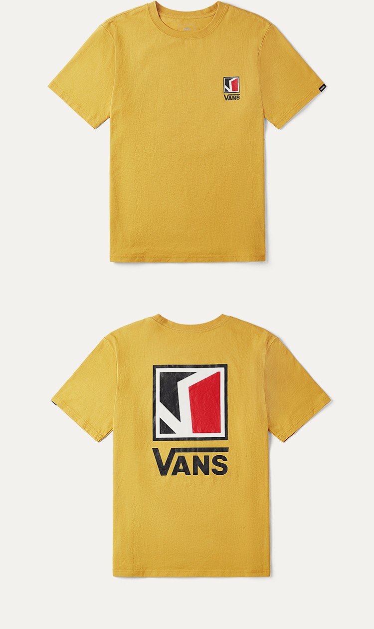 vans范斯 男女短袖t恤 夏季新款运动休闲潮流个性tee官方 黑色 xxl