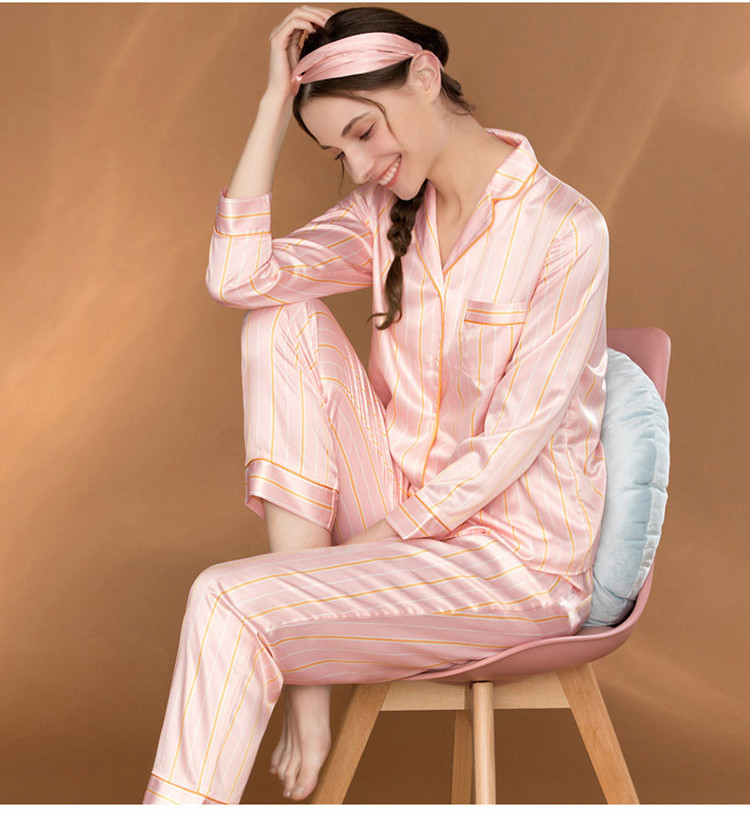 华歌尔wacoal 轻盈时尚日系睡衣家居服套装 wd7409 蓝色 m