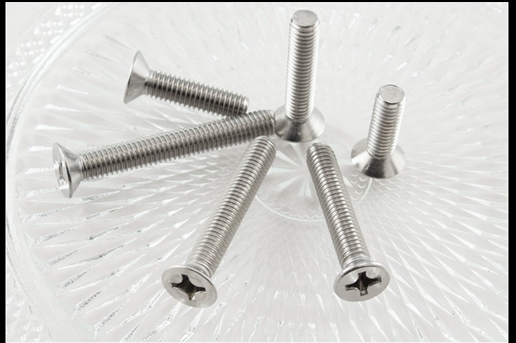 源生304不锈钢平头螺丝819沉头十字机牙螺丝钉平头螺栓十字机钉机丝m4