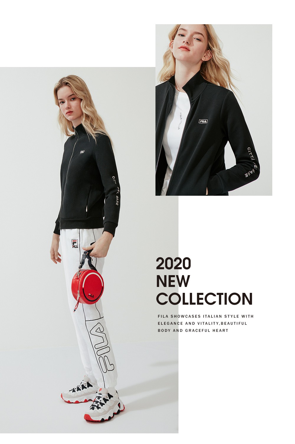 fila 斐乐官方 女子外套潮流 2020针织上衣女装 11 沙皮粉-lp 165/84a