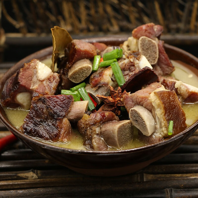 腊排骨手撕腊排骨正宗四川特产腊肉手抓烟熏肉排骨400g5