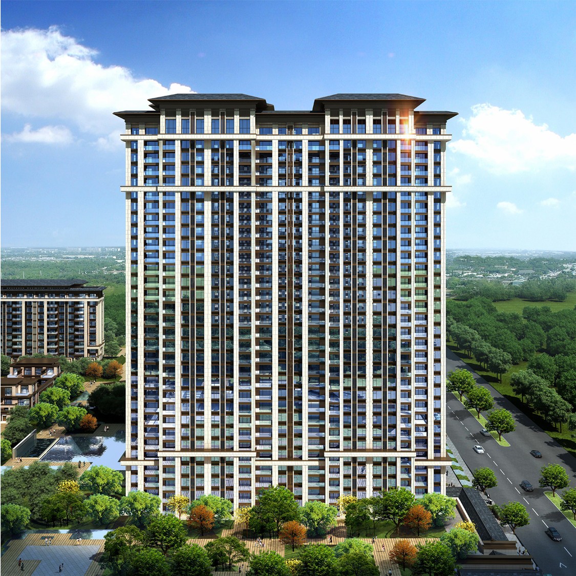 韩城龙记观园三园一湖科技筑家