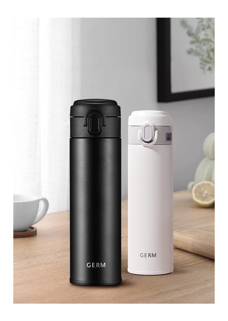日本格沵(germ)保温杯女日式男女小巧便携杯子316不锈钢保冷水杯300ml