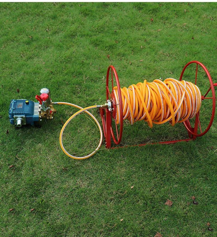 农用卷管器收管机高压水管收纳架打药管绕管器便携农药管卷管车架 100