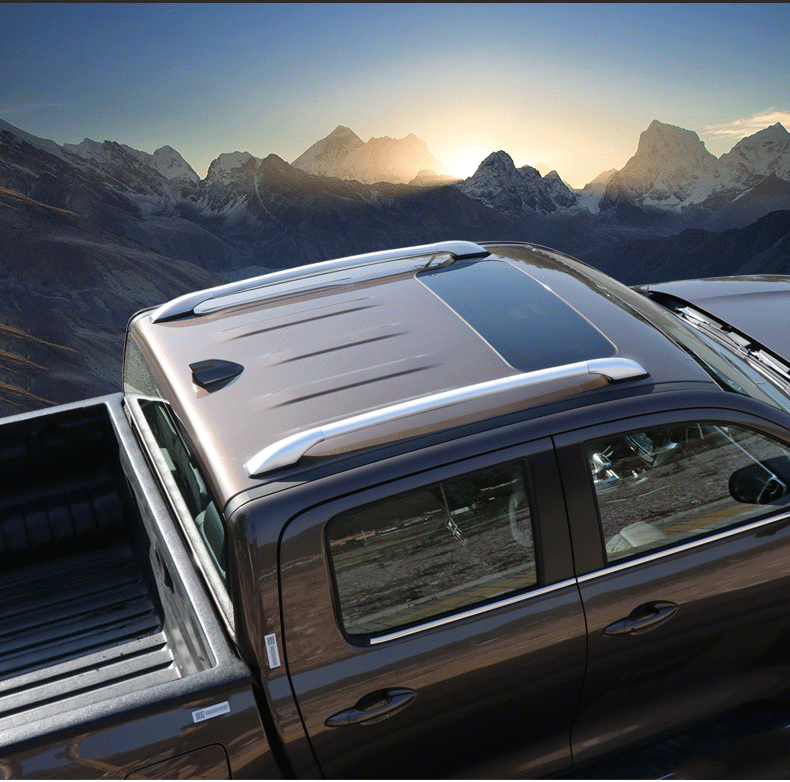 长城炮车顶行李架改装长城炮风骏5/6/7皮卡免打孔车顶架装饰配件 风骏