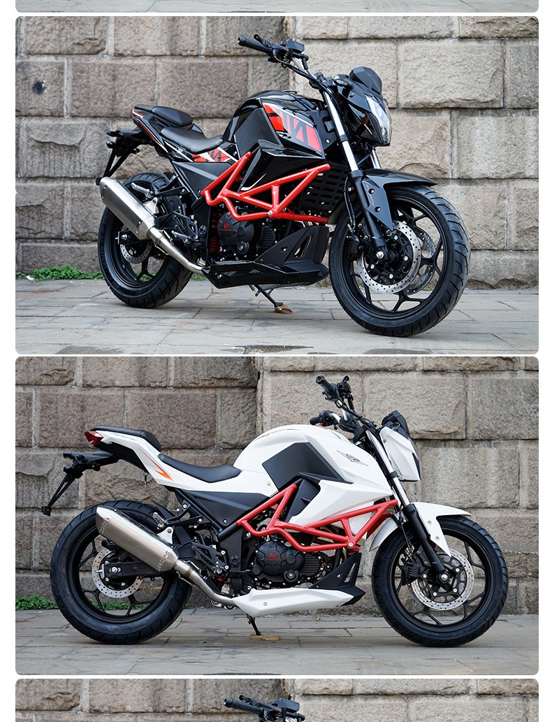 全新枭风9号摩托车街跑车大型200cc400cc枭龙街车趴赛公路赛机车整车