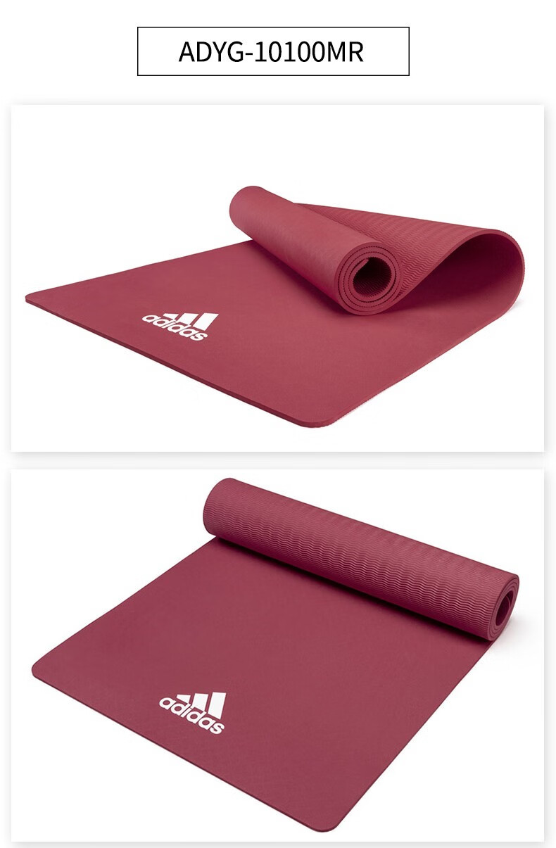 8mm男女健身垫防滑运动垫子儿童舞蹈垫初学者锻炼训练垫普拉提 深蓝色