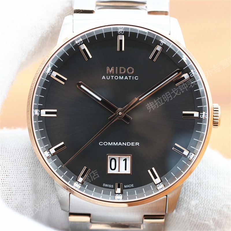 全球联保mido美度男表100周年纪念系自动列机械手表m0216261106100