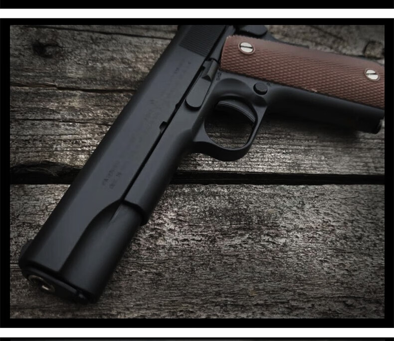 1205绝地吃鸡合金模型抛壳精工m1911手金属拆卸军迷模型男孩玩具枪