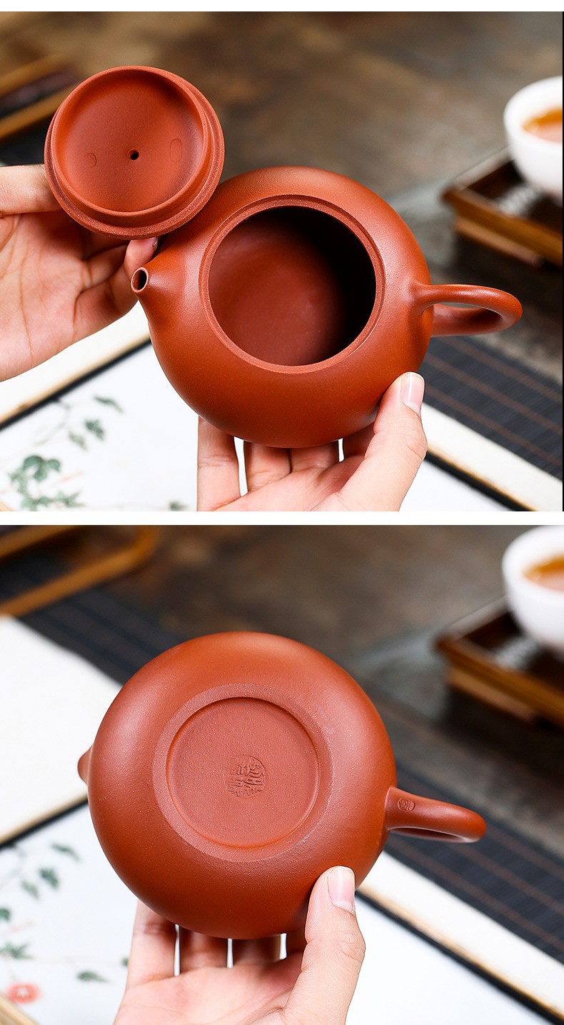 吾擅制瓷宜兴紫砂壶名家纯全手工制作茶壶茶具原矿清水泥西施壶310cc