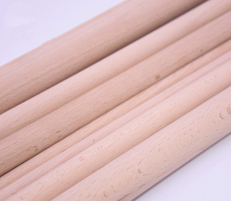 小圆木棍手工diy硬榉木圆木条大号1米长规格可定制直径25厘米一根的