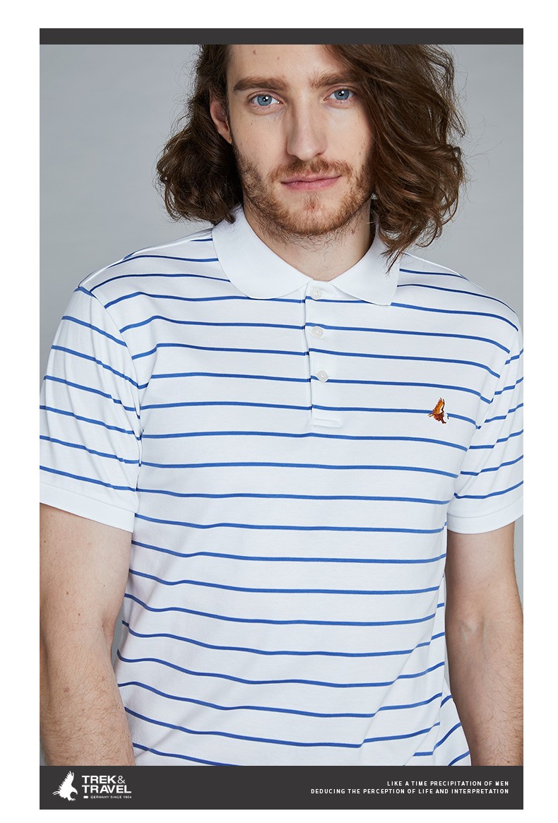 trek&travel德国飞鹰男士t恤polo衫短袖上衣寸衫2020新品夏专柜同款b