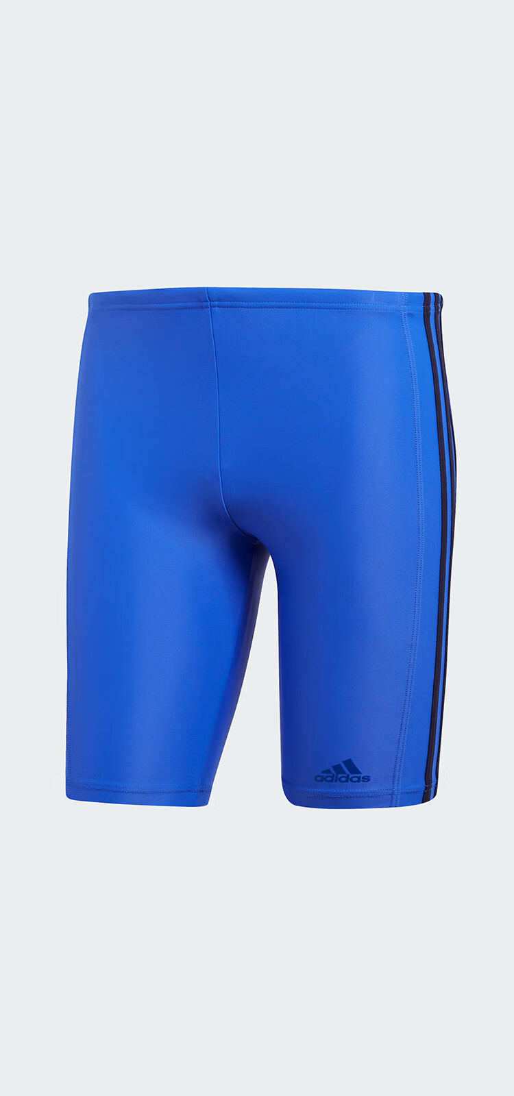 阿迪达斯adidas泳裤男士泳衣游泳速干五分平角专业大码游泳裤男蓝底