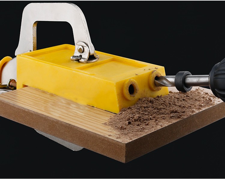 木工开孔器斜孔定位器阶梯钻头堵头盖木工斜孔工具钻开孔神器打洞 红