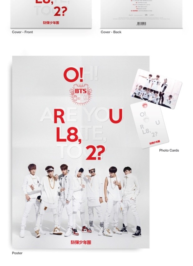 bts防弹少年团专辑小票迷你1辑