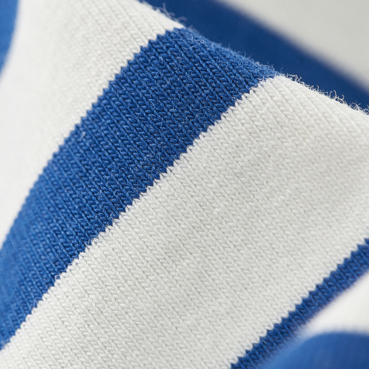 a21 以纯线上品牌童装夏新款男童短袖t恤棉质条纹短袖 鲜蓝 120