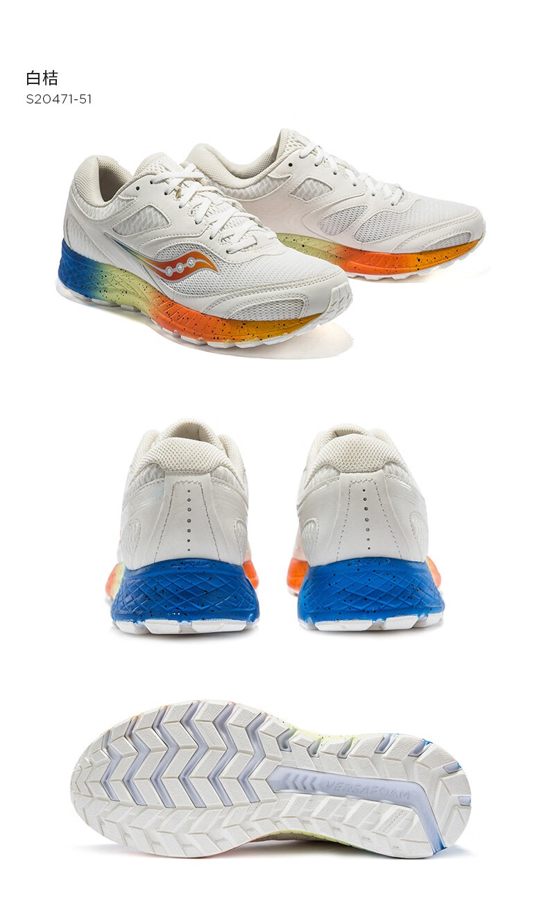 saucony索康尼 cohesion凝聚12男子轻便缓震男跑鞋入门级跑鞋运动鞋男