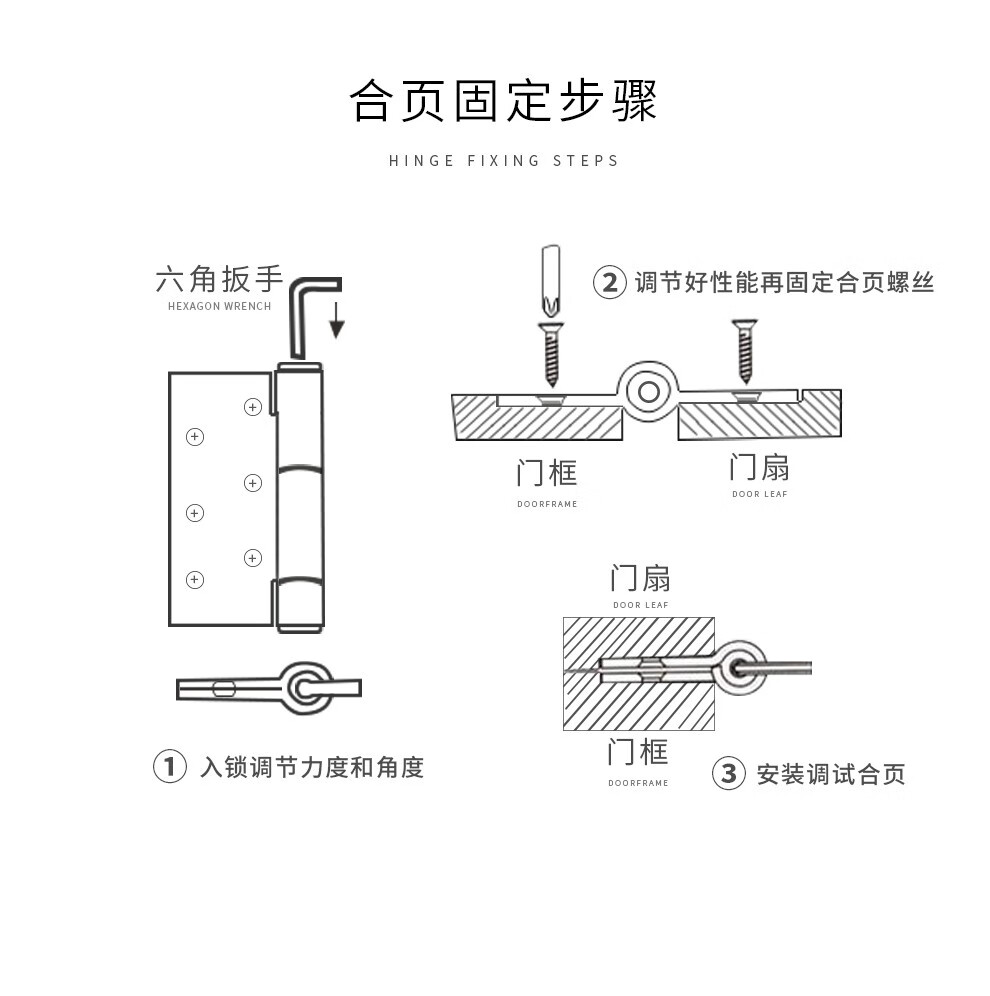 固特gute隐形门合页液压闭门器背景墙缓冲隐形房门弹簧合页防撞自动