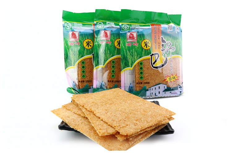 原味锅巴安徽特产农家大米原味非油炸粗粮锅巴酒店火锅食材 绿色食品