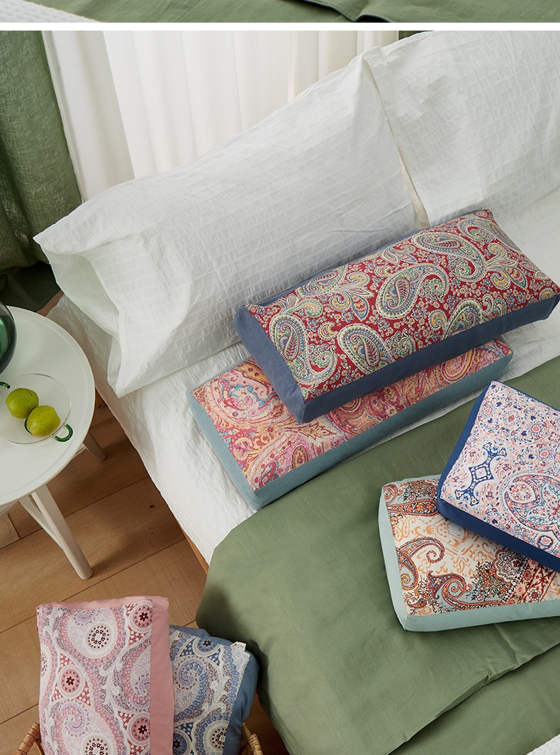 阳春小镇枕头荞麦枕头中式长方形荞麦皮枕芯荞麦壳枕棉枕套可拆洗单人