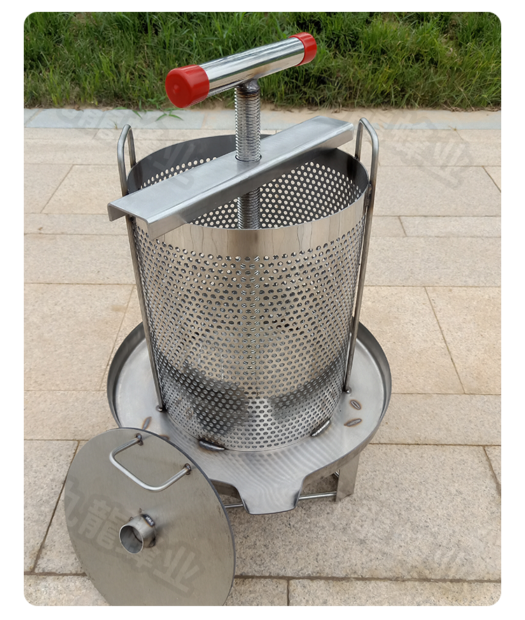 不锈钢压蜜机小型家用榨蜜机土蜂蜜压榨机榨中蜂蜜榨汁打糖榨蜡机