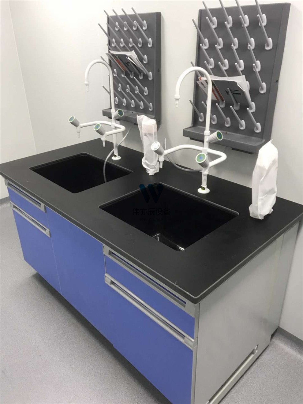 伟亦辰pp水槽 实验室水槽 化验室水盆 实验室专用 耐腐蚀耐酸碱 实验