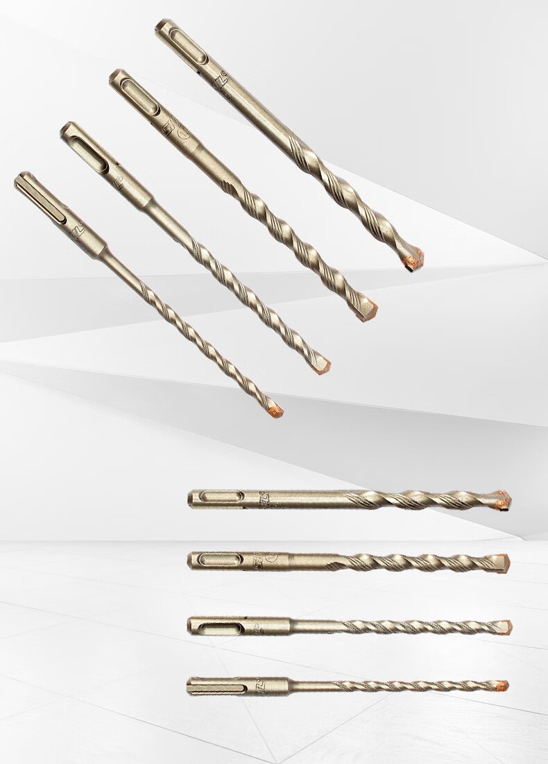 skil电锤锤头圆柄两坑两槽sds-plus钻头附件打墙孔6-12mm 8*160