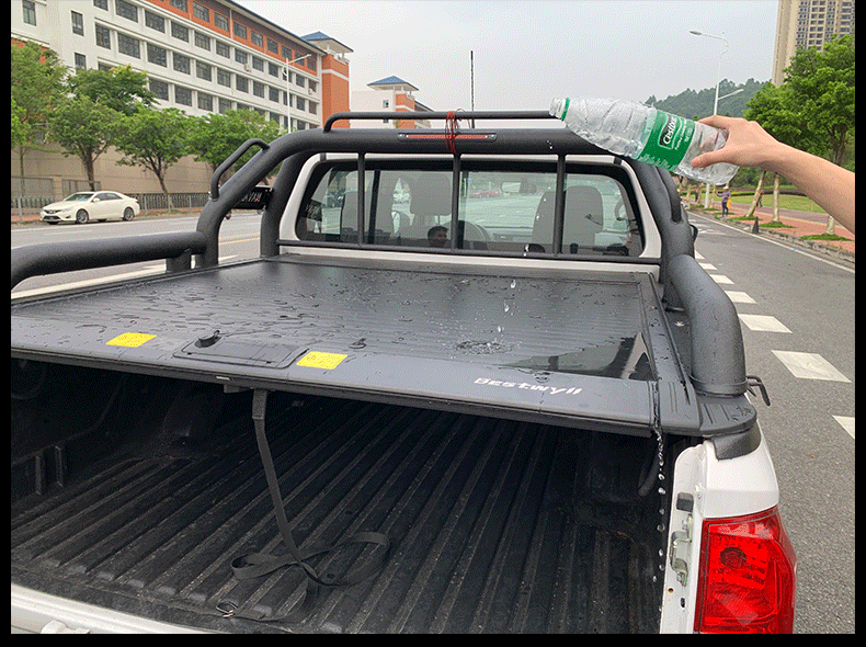 美皇堂舍 长城炮皮卡尾箱卷帘后盖风骏5 6 7手动推拉后箱盖电动卷帘盖