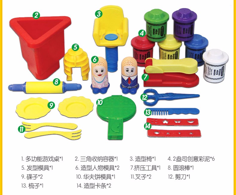 绘儿乐橡皮泥玩具儿童幼儿园diy创意手工制作彩泥模具工具套装男女孩